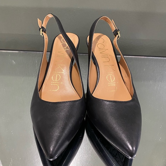 Calvin Klein Shoes - NWOB Calvin Klein sling back pointed heels